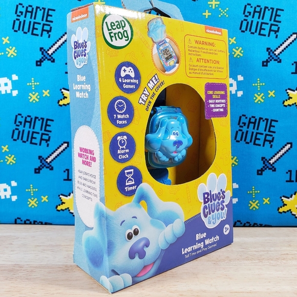 Blues Clues and You Watch -  Blue Learning Watch for Preschoolers Leap Frog NEW - Picture 2 of 12